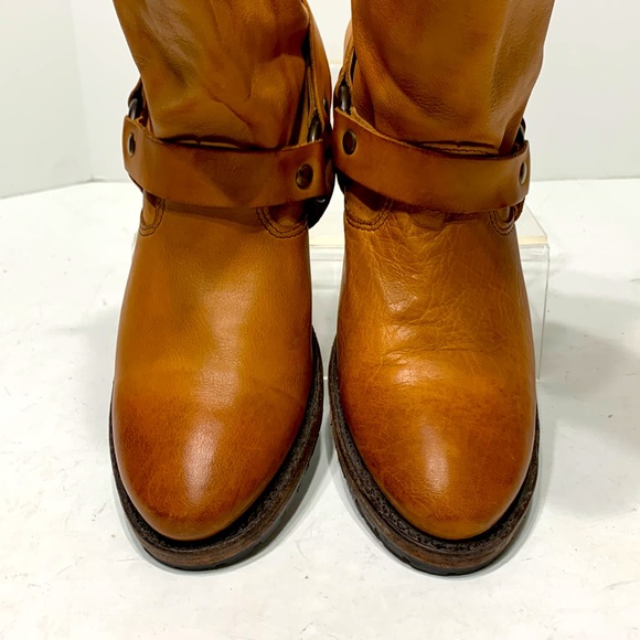 Vintage Shoe Company tan harness boot Eliza size 7 - Picture 7 of 15